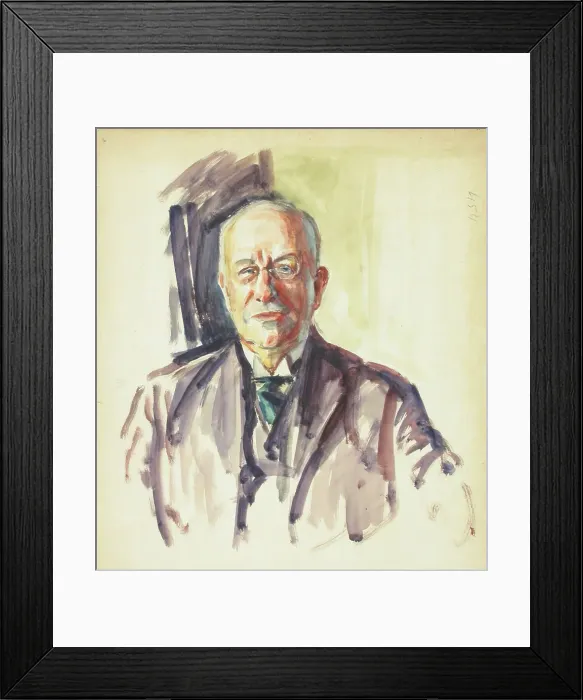 Framed Print : Sketch for a Portrait, c1910s. Creator: Verner Thome Framed Print : Sketch for a Portrait, c1910s. Creator: Verner Thome