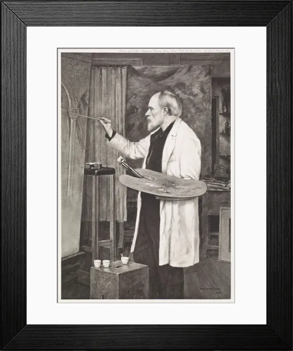 Framed Print : Portrait of Edward Burne-Jones (1833-1898), 1898. Creators: Unknown, Philip Edward Burne-Jones Framed Print : Portrait of Edward Burne-Jones (1833-1898), 1898. Creators: Unknown, Philip Edward Burne-Jones