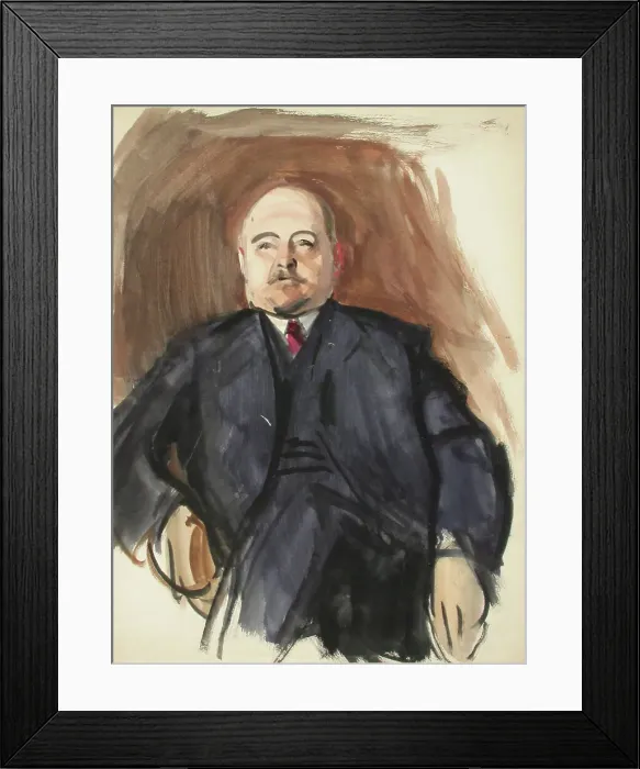 Framed Print : Sketch for a Portrait, c1910s. Creator: Verner Thome