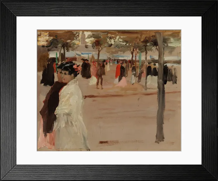 Framed Print : Study for the Shore Road, Seville, 1881. Creator: Albert Edelfelt Framed Print : Study for the Shore Road, Seville, 1881. Creator: Albert Edelfelt