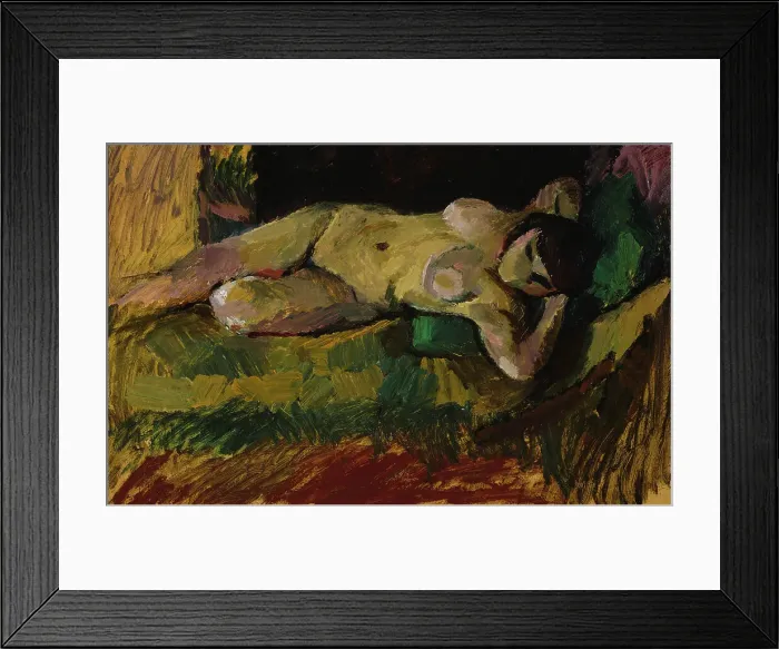 Framed Print : The Nude, 1913. Creator: Valle Rosenberg Framed Print : The Nude, 1913. Creator: Valle Rosenberg