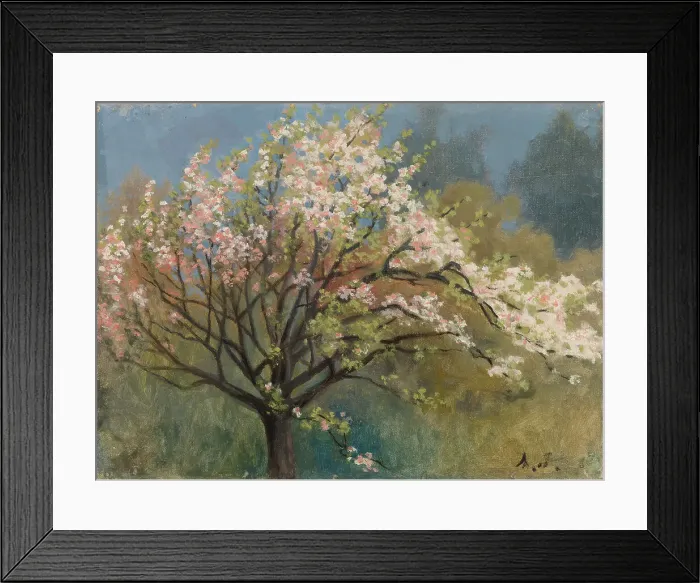 Framed Print : Fruit Tree in Blossom, c1900s. Creator: Arvid Jarnefelt Framed Print : Fruit Tree in Blossom, c1900s. Creator: Arvid Jarnefelt