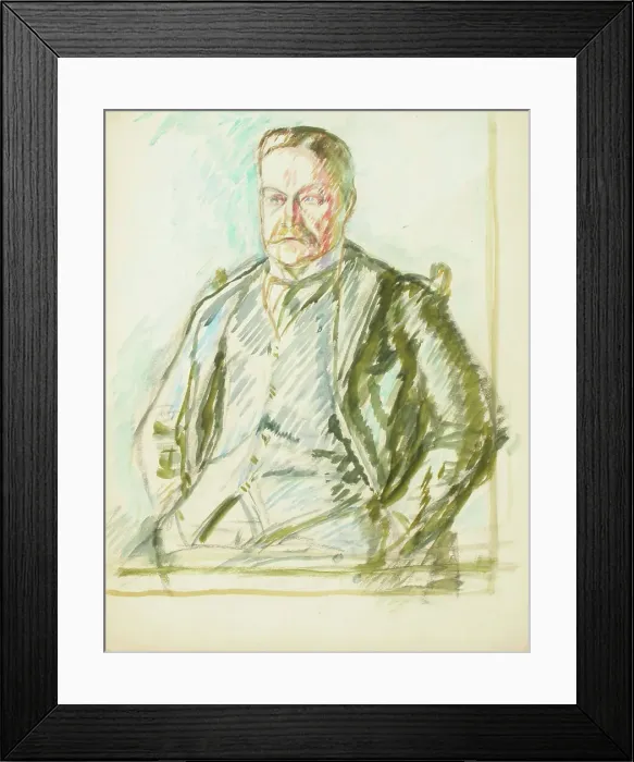 Framed Print : Sketch for a Portrait, c1910s. Creator: Verner Thome