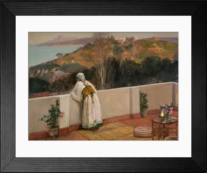 Framed Print : Evening, Tangiers, 1906. Creator: Sir John Lavery Framed Print : Evening, Tangiers, 1906. Creator: Sir John Lavery