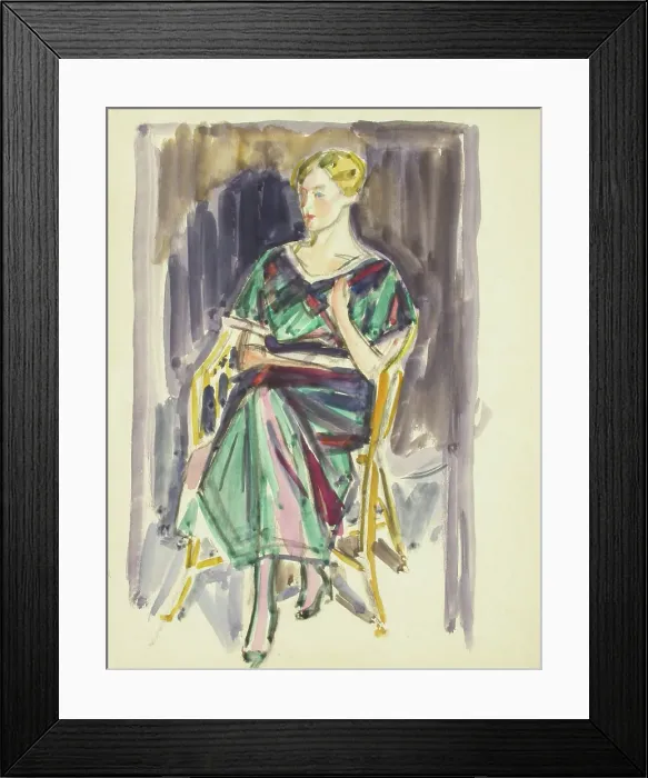 Framed Print : Sketch for a Portrait, c1910s. Creator: Verner Thome Framed Print : Sketch for a Portrait, c1910s. Creator: Verner Thome