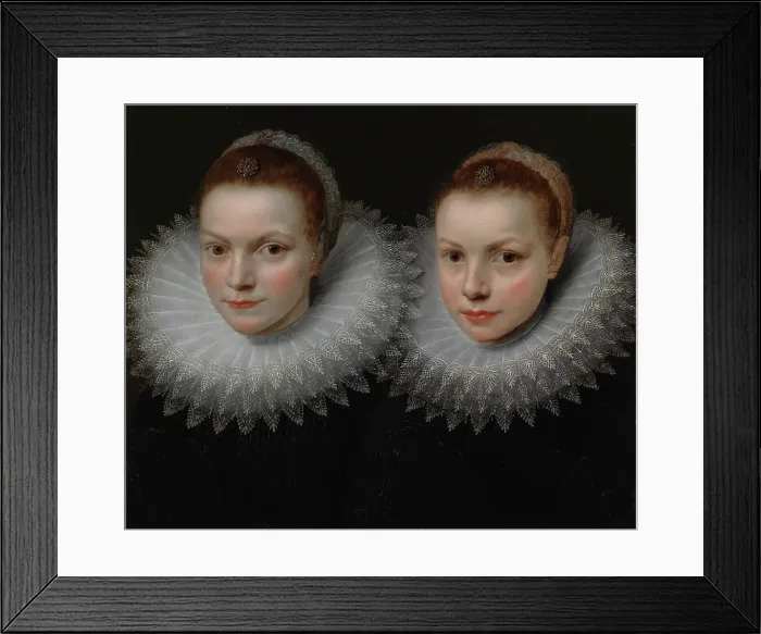 Framed Print : Two Sisters, 1610-1615. Creator: Cornelis de Vos