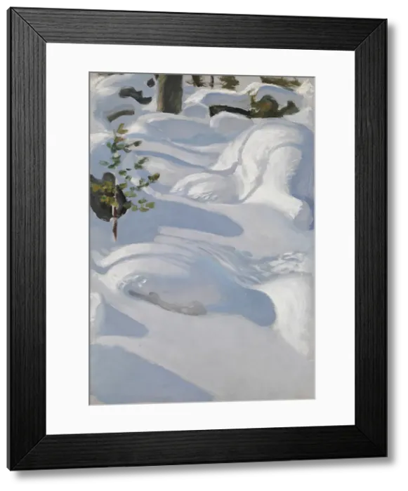 Framed Print : Sunshine on Snow, 1906. Creator: Akseli Gallen-Kallela Framed Print : Sunshine on Snow, 1906. Creator: Akseli Gallen-Kallela