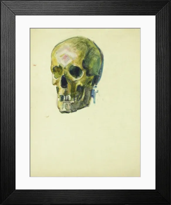 Framed Print : Skull, c1910s. Creator: Verner Thome Framed Print : Skull, c1910s. Creator: Verner Thome