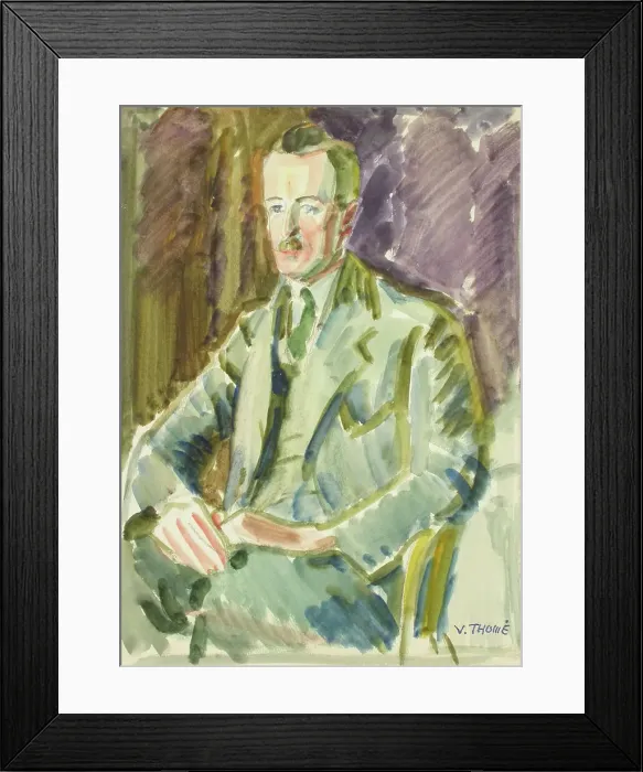 Framed Print : Sketch for a Portrait, c1910s. Creator: Verner Thome