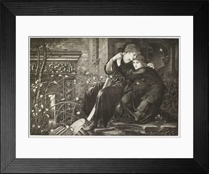 Framed Print : Love among the Ruins, 1898, (1900). Creator: Unknown Framed Print : Love among the Ruins, 1898, (1900). Creator: Unknown