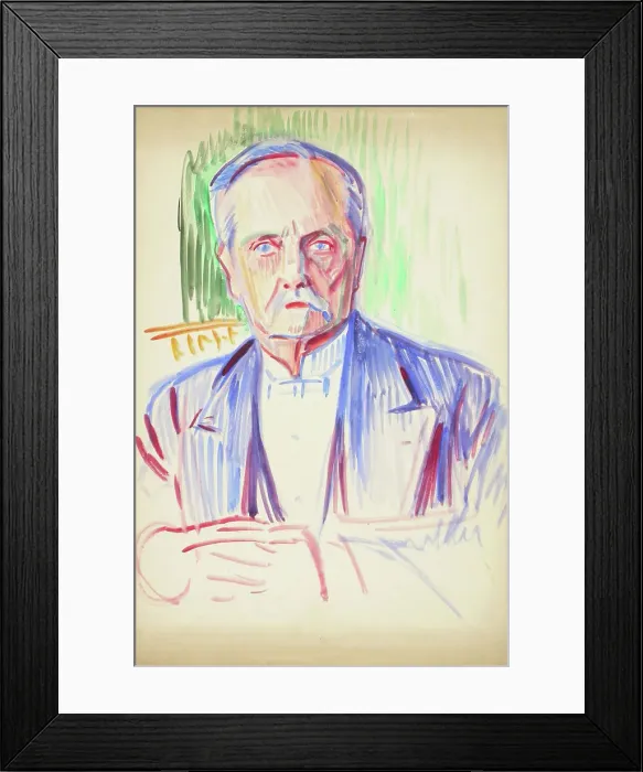 Framed Print : Sketch for a Portrait, c1910s. Creator: Verner Thome Framed Print : Sketch for a Portrait, c1910s. Creator: Verner Thome