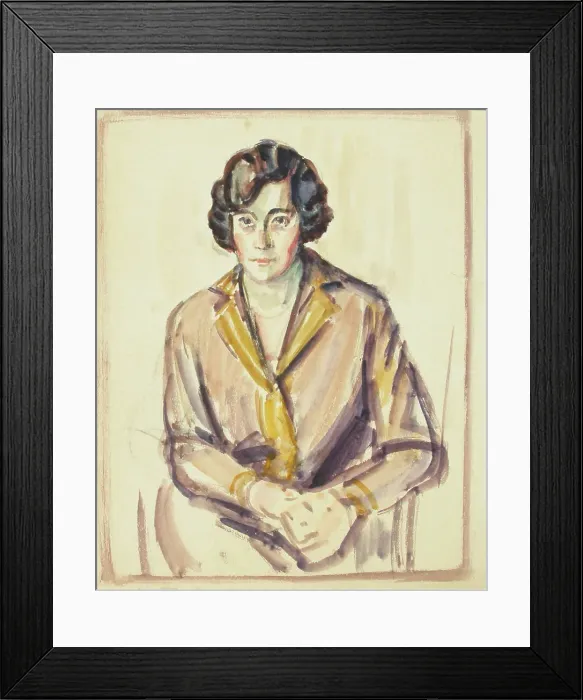 Framed Print : Sketch for a Portrait, c1910s. Creator: Verner Thome Framed Print : Sketch for a Portrait, c1910s. Creator: Verner Thome