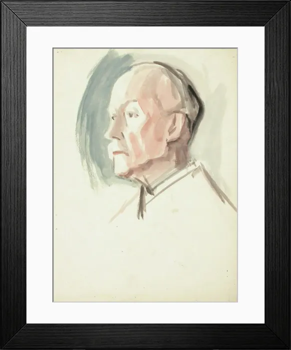 Framed Print : Sketch for a Portrait, c1910s. Creator: Verner Thome Framed Print : Sketch for a Portrait, c1910s. Creator: Verner Thome