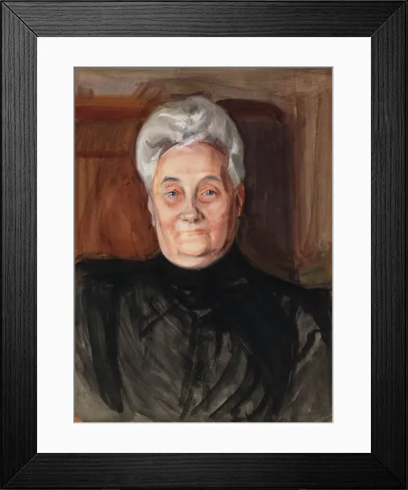 Framed Print : Portrait sketch, c1910s. Creator: Verner Thome Framed Print : Portrait sketch, c1910s. Creator: Verner Thome