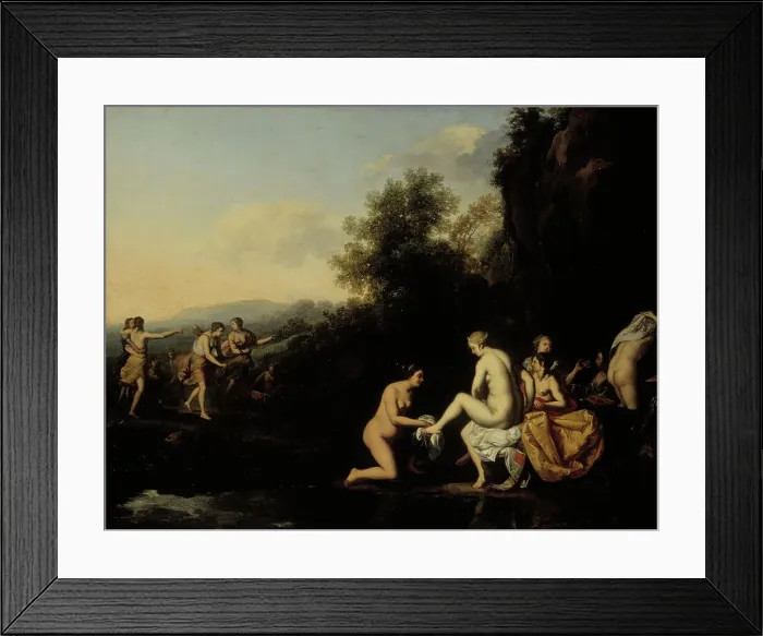 Framed Print : Diana with bathing nymphs, 1630-1684. Creator: Daniel Vertangen Framed Print : Diana with bathing nymphs, 1630-1684. Creator: Daniel Vertangen