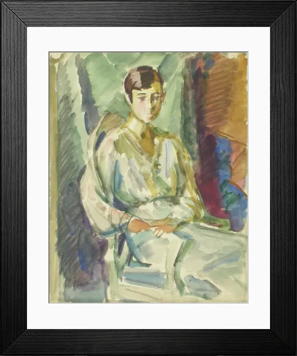 Framed Print : Sketch for a Portrait, c1910s. Creator: Verner Thome Framed Print : Sketch for a Portrait, c1910s. Creator: Verner Thome