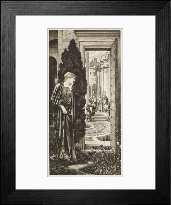 Framed Print : Danae and the Brazen Tower, c1883, (1900). Creator: Unknown Framed Print : Danae and the Brazen Tower, c1883, (1900). Creator: Unknown