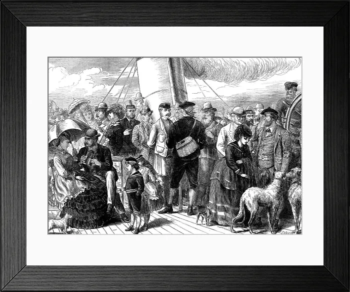 Framed Print : In the Highlands, 1871. Creator: Joseph Swain Framed Print : In the Highlands, 1871. Creator: Joseph Swain