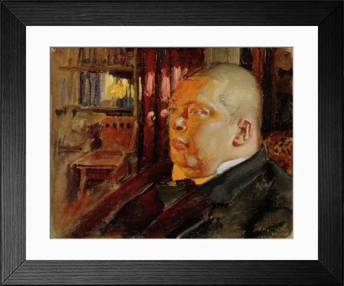 Framed Print : Portrait of Eric O. W. Ehrström, 1919. Creator: Akseli Gallen-Kallela