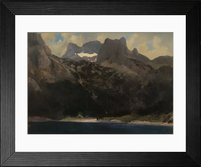 Framed Print : Alpine Lake, 1872. Creator: Fanny Churberg Framed Print : Alpine Lake, 1872. Creator: Fanny Churberg