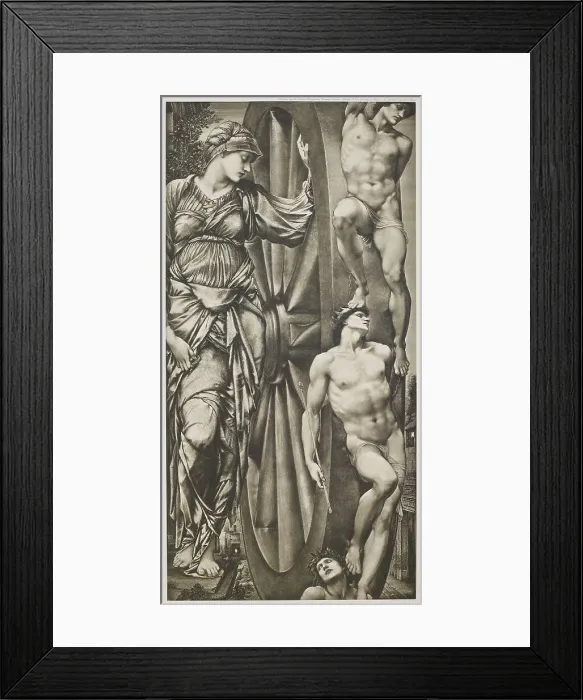 Framed Print : Wheel of Fortune, c1870s, (1900). Creator: Unknown Framed Print : Wheel of Fortune, c1870s, (1900). Creator: Unknown