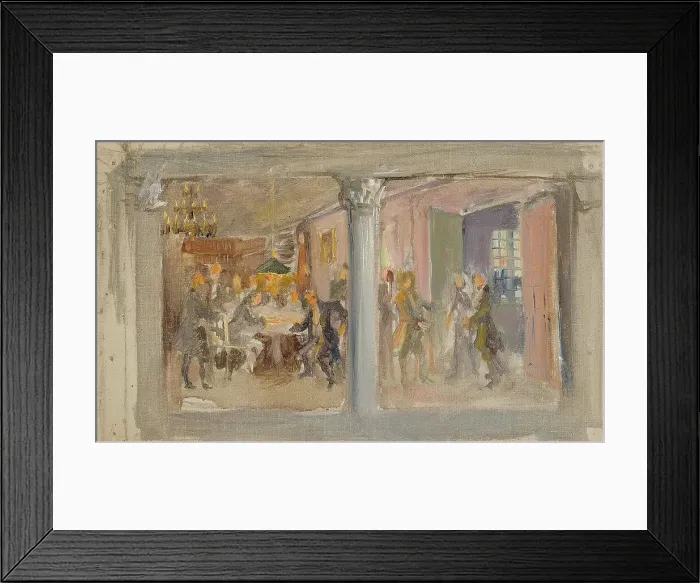 Framed Print : Aurora club, rehearsal for the Helsinki University wall painting, 1915-1916. Creator: Akseli Gallen-Kallela Framed Print : Aurora club, rehearsal for the Helsinki University wall painting, 1915-1916. Creator: Akseli Gallen-Kallela
