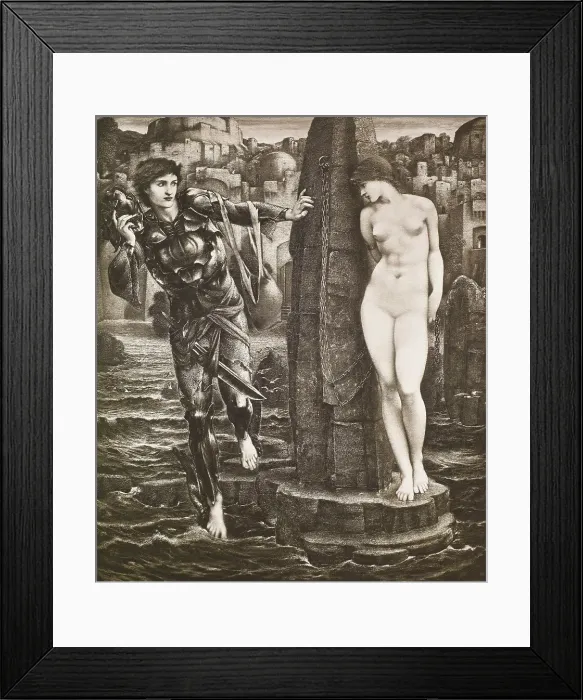 Framed Print : The Perseus Series - The Rock of Doom, c1880s, (1900). Creator: Unknown Framed Print : The Perseus Series - The Rock of Doom, c1880s, (1900). Creator: Unknown