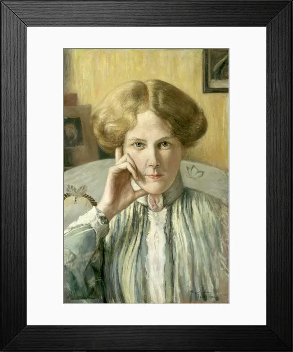 Framed Print : Marie von Heiroth, 1904. Creator: Hugo Simberg Framed Print : Marie von Heiroth, 1904. Creator: Hugo Simberg