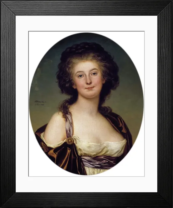 Framed Print : Singer and Actress Beata Charlotta Eckerman, 1784. Creator: Adolf Ulric Wertmüller Framed Print : Singer and Actress Beata Charlotta Eckerman, 1784. Creator: Adolf Ulric Wertmüller
