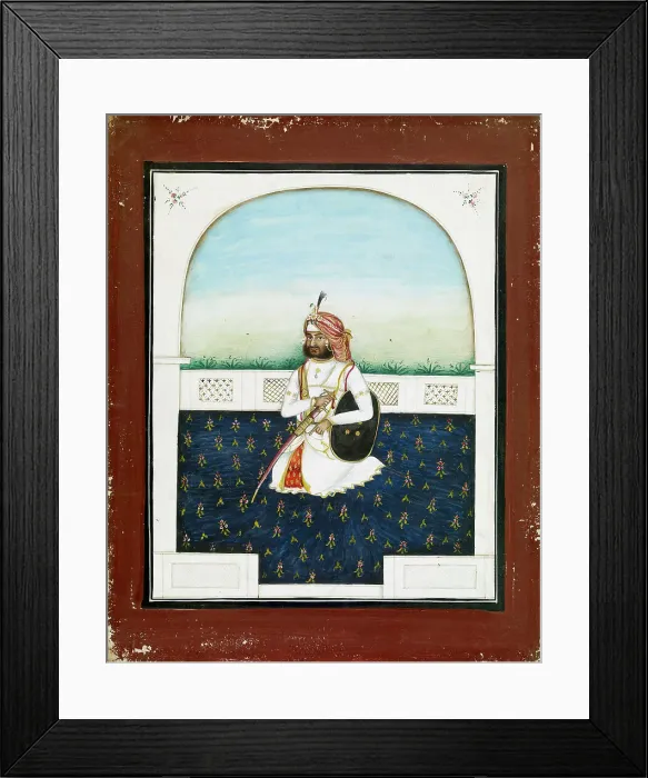 Framed Print : Jawahar Singh, c1830s. Creator: Unknown Framed Print : Jawahar Singh, c1830s. Creator: Unknown