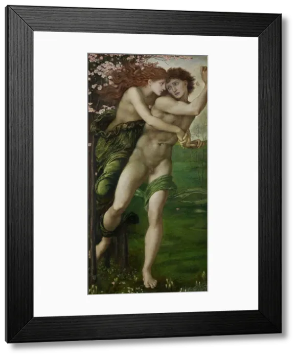 Framed Print : Phyllis and Demophoon, 1870. Creator: Sir Edward Coley Burne-Jones Framed Print : Phyllis and Demophoon, 1870. Creator: Sir Edward Coley Burne-Jones