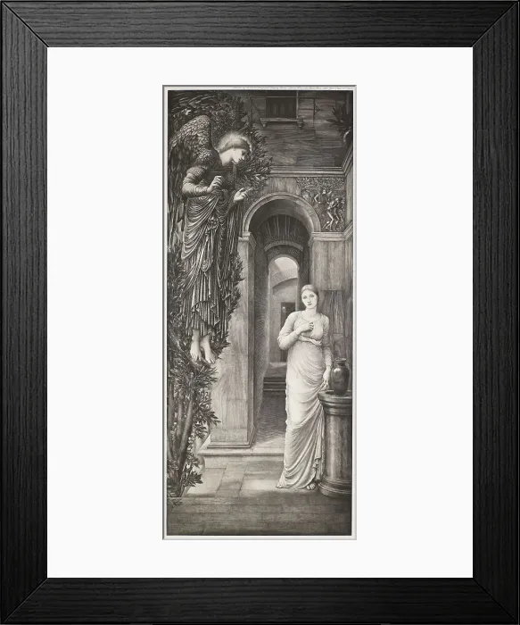 Framed Print : The Annunciation, c1876, (1900). Creator: Unknown Framed Print : The Annunciation, c1876, (1900). Creator: Unknown