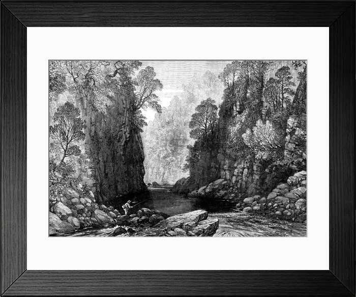 Framed Print : On the Findhorn, 1871. Creator: Unknown Framed Print : On the Findhorn, 1871. Creator: Unknown