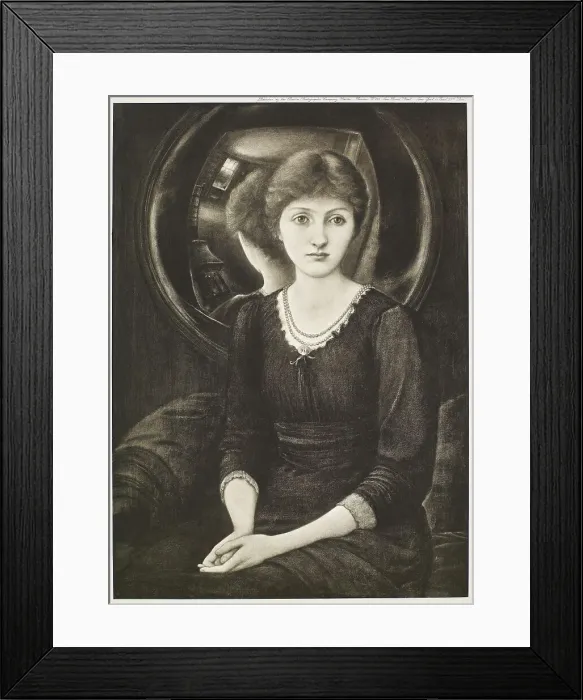 Framed Print : Portrait of Margaret Burne-Jones, c1885, (1900). Creator: Unknown Framed Print : Portrait of Margaret Burne-Jones, c1885, (1900). Creator: Unknown