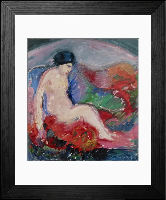 Framed Print : Landscape with nude, 1914. Creator: Jalmari Ruokokoski Framed Print : Landscape with nude, 1914. Creator: Jalmari Ruokokoski