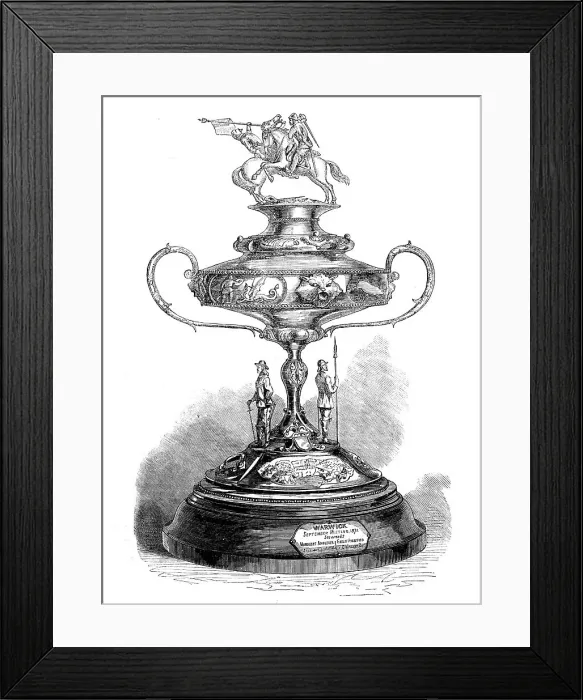 Framed Print : The Warwick Race Cup, 1871. Creator: Unknown Framed Print : The Warwick Race Cup, 1871. Creator: Unknown