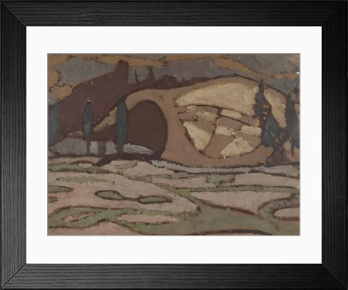 Framed Print : Landscape, 1915. Creator: Joel Pettersson Framed Print : Landscape, 1915. Creator: Joel Pettersson
