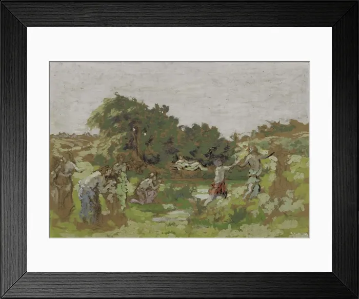 Framed Print : Fountain of Youth, c1890-1940. Creator: Ker Xavier Roussel Framed Print : Fountain of Youth, c1890-1940. Creator: Ker Xavier Roussel