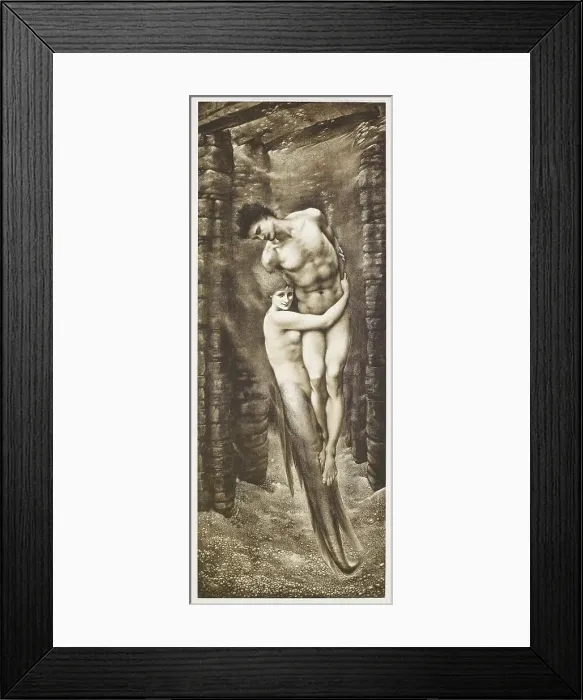 Framed Print : The Depths of the Sea, c1887, (1900). Creator: Unknown Framed Print : The Depths of the Sea, c1887, (1900). Creator: Unknown