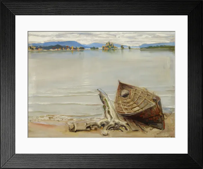 Framed Print : Venevanhus, 1924. Creator: Akseli Gallen-Kallela Framed Print : Venevanhus, 1924. Creator: Akseli Gallen-Kallela
