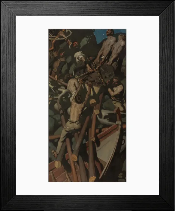 Framed Print : The Theft of the Sampo, 1905. Creator: Akseli Gallen-Kallela Framed Print : The Theft of the Sampo, 1905. Creator: Akseli Gallen-Kallela