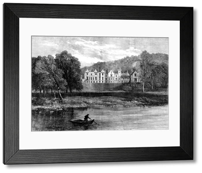 Framed Print : Abbotsford, 1871. Creator: Unknown Framed Print : Abbotsford, 1871. Creator: Unknown
