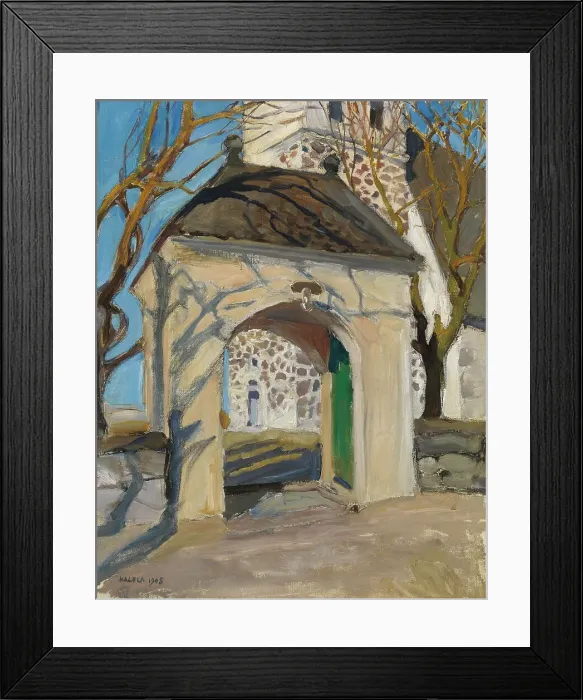 Framed Print : Rauma Church, 1905. Creator: Akseli Gallen-Kallela Framed Print : Rauma Church, 1905. Creator: Akseli Gallen-Kallela