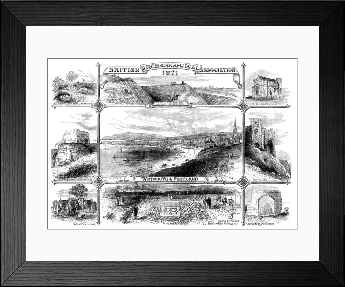Framed Print : British Archaeological Association, 1871. Creator: Unknown Framed Print : British Archaeological Association, 1871. Creator: Unknown