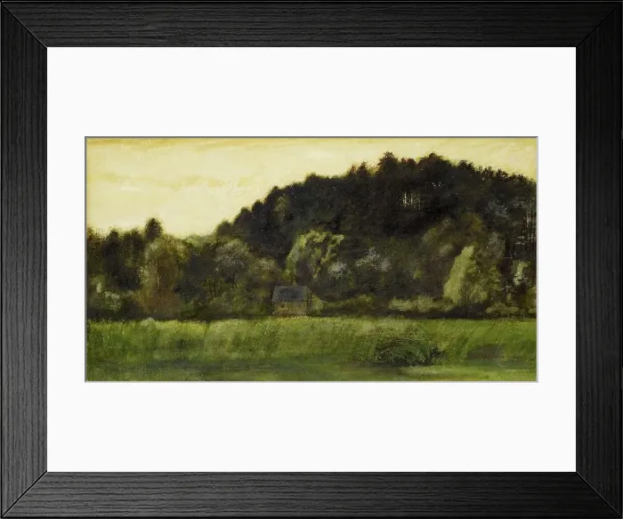Framed Print : Landscape - Study, mid-late 19th century. Creator: Sir Edward Coley Burne-Jones Framed Print : Landscape - Study, mid-late 19th century. Creator: Sir Edward Coley Burne-Jones