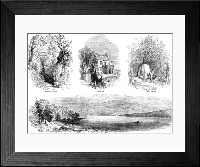 Framed Print : The Scott Centenary: views at Abbotsford, 1871. Creator: Unknown