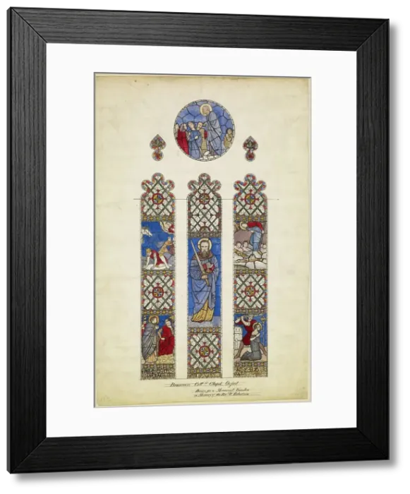Framed Print : Scenes From the Life of St Paul, 1862. Creator: Philip Webb Framed Print : Scenes From the Life of St Paul, 1862. Creator: Philip Webb