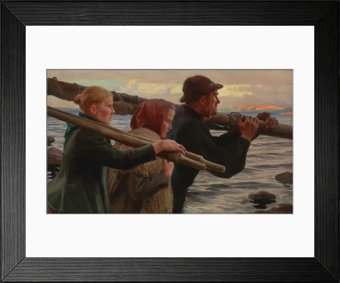 Framed Print : In the Outer Archipelago, 1898. Creator: Albert Edelfelt Framed Print : In the Outer Archipelago, 1898. Creator: Albert Edelfelt