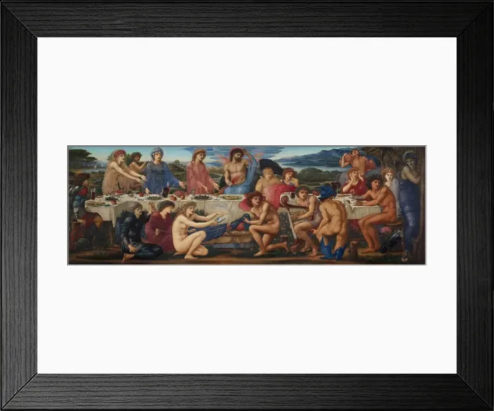 Framed Print : The Feast of Peleus, mid-late 19th century. Creator: Sir Edward Coley Burne-Jones Framed Print : The Feast of Peleus, mid-late 19th century. Creator: Sir Edward Coley Burne-Jones