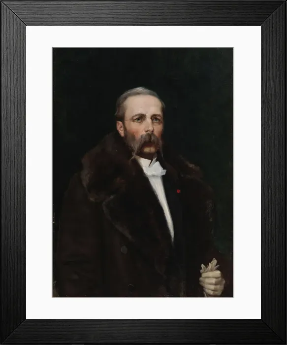 Framed Print : Portrait of the Artist's Father Chief Director Carl Albert Edelfelt, 1883. Creator: Albert Edelfelt Framed Print : Portrait of the Artist's Father Chief Director Carl Albert Edelfelt, 1883. Creator: Albert Edelfelt